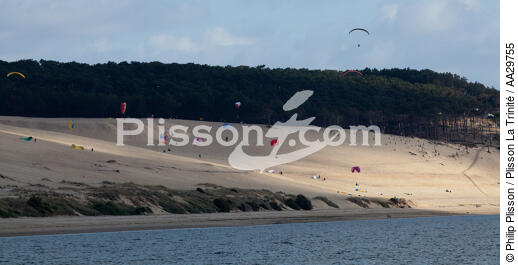 La dune du Pilat - © Philip Plisson / Plisson La Trinité / AA29755 - Nos reportages photos - Site [33]
