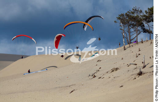 La dune du Pilat - © Philip Plisson / Plisson La Trinité / AA29764 - Nos reportages photos - Pilat [Dune du]