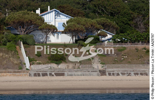 Pyla sur mer - © Philip Plisson / Plisson La Trinité / AA29787 - Nos reportages photos - Gironde