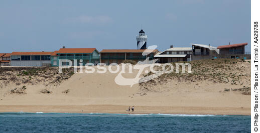 Contis plage - © Philip Plisson / Plisson La Trinité / AA29788 - Photo Galleries - Contis [Lighthouse]