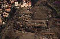 Les vestiges de l'Antique Saïs © Philip Plisson / Plisson La Trinité / AA30098 - Nos reportages photos - L'Egypte vue du ciel