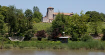 Sur la Dordogne © Philip Plisson / Plisson La Trinité / AA30110 - Nos reportages photos - Monument religieux