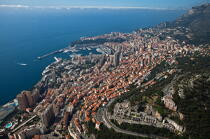 Monaco, vu du ciel. © Guillaume Plisson / Plisson La Trinité / AA30216 - Nos reportages photos - Monaco [principauté de]