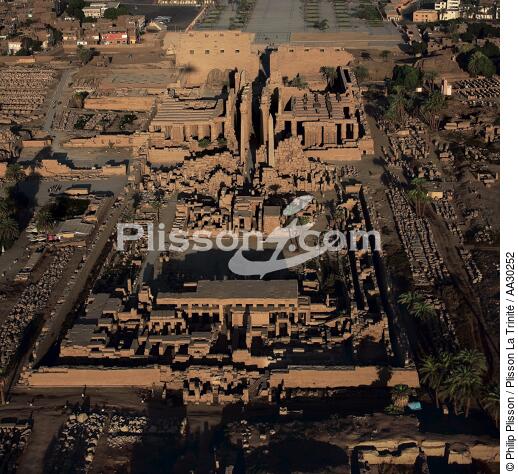 Le temple d'Amon à Karnak - © Philip Plisson / Plisson La Trinité / AA30252 - Nos reportages photos - Temple
