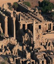 Le temple d'Amon à Karnak © Philip Plisson / Plisson La Trinité / AA30255 - Nos reportages photos - L'Egypte vue du ciel
