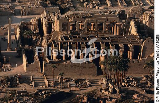 Le temple d'Amon à Karnak - © Philip Plisson / Plisson La Trinité / AA30256 - Nos reportages photos - Temple