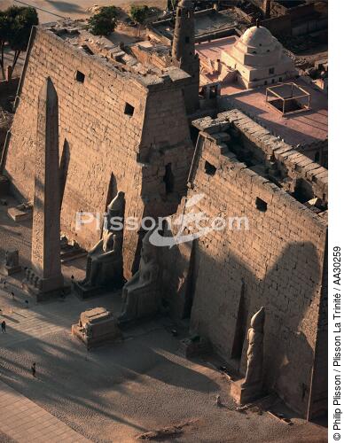 Le temple de Louxor - © Philip Plisson / Plisson La Trinité / AA30259 - Nos reportages photos - L'Egypte vue du ciel