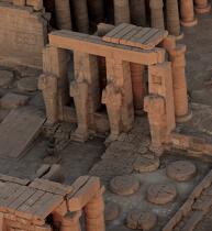 Le Ramesseum à Louxor. © Philip Plisson / Plisson La Trinité / AA30267 - Nos reportages photos - Monument religieux
