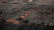 Le Ramesseum à Louxor. © Philip Plisson / Plisson La Trinité / AA30268 - Nos reportages photos - L'Egypte vue du ciel