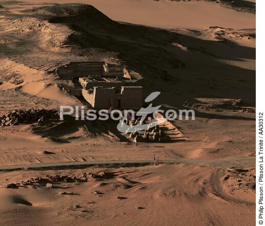 Le temple de Ouadi es-Sébouah - © Philip Plisson / Plisson La Trinité / AA30312 - Nos reportages photos - L'Egypte vue du ciel