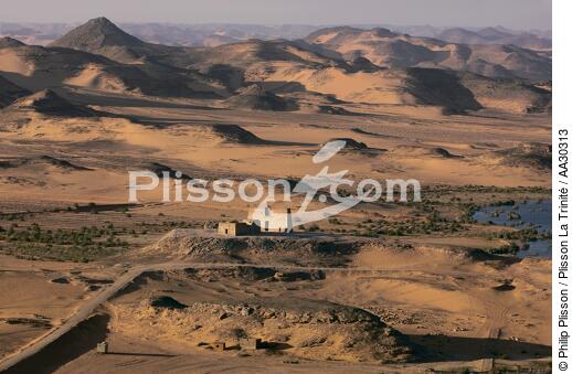 Le temple de Dakka - © Philip Plisson / Plisson La Trinité / AA30313 - Nos reportages photos - L'Egypte vue du ciel