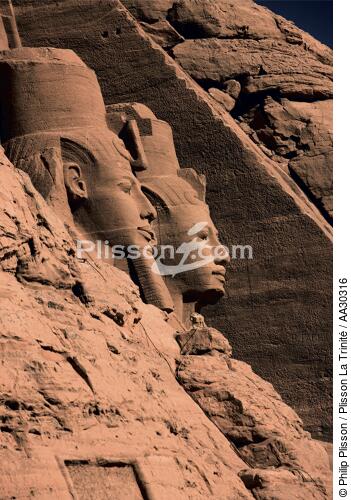 the temple of Abu Simbel - © Philip Plisson / Plisson La Trinité / AA30316 - Photo Galleries - Egypt from above