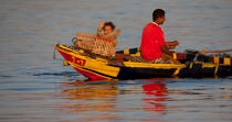 On Nile river. © Philip Plisson / Plisson La Trinité / AA30342 - Photo Galleries - Fisherman
