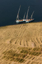 Sur les rives du Nil © Philip Plisson / Plisson La Trinité / AA30381 - Nos reportages photos - L'Egypte vue du ciel