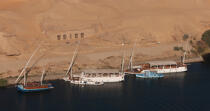 Sur les rives du Nil © Philip Plisson / Plisson La Trinité / AA30383 - Nos reportages photos - L'Egypte vue du ciel