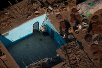 Sèchage de dates sur les toits, Egypte © Philip Plisson / Plisson La Trinité / AA30435 - Nos reportages photos - Maison