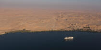 Sur les rives du Nil. © Philip Plisson / Plisson La Trinité / AA30448 - Nos reportages photos - L'Egypte vue du ciel
