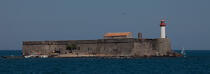 Le Fort Brescou devan le Cap d'Agde © Philip Plisson / Plisson La Trinité / AA30824 - Nos reportages photos - Agde
