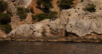 Les falaises du Cap de l'Aigle à La Ciotat © Philip Plisson / Plisson La Trinité / AA31330 - Nos reportages photos - De Marseille à Hyères