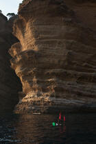 Les falaises du Cap de l'Aigle à La Ciotat © Philip Plisson / Plisson La Trinité / AA31342 - Nos reportages photos - Falaise