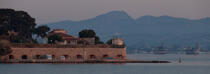 Le fort de l'Aiguillette à La Seyne sur mer © Philip Plisson / Plisson La Trinité / AA31585 - Nos reportages photos - De Marseille à Hyères