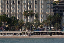 L'hotel Carlton à Cannes © Philip Plisson / Plisson La Trinité / AA32117 - Nos reportages photos - Alpes Maritimes