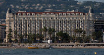 L'hotel Carlton à Cannes © Philip Plisson / Plisson La Trinité / AA32134 - Nos reportages photos - Hotel