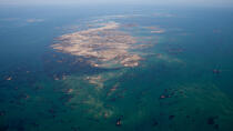 Les Minquiers © Philip Plisson / Plisson La Trinité / AA32512 - Nos reportages photos - Grande marée