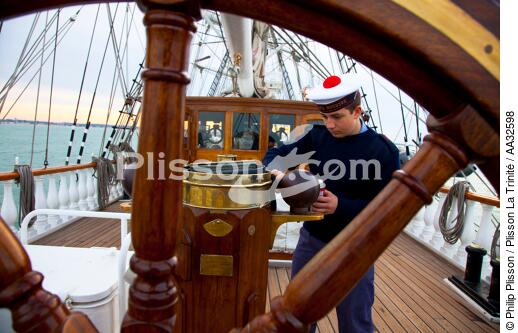 The School of foam aboard the Belem [AT] - © Philip Plisson / Plisson La Trinité / AA32598 - Photo Galleries - Tall ships