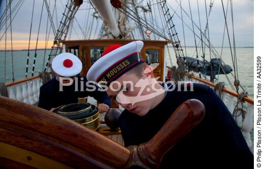 The School of foam aboard the Belem [AT] - © Philip Plisson / Plisson La Trinité / AA32599 - Photo Galleries - Tall ships