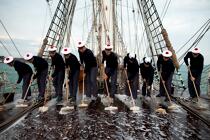 The School of foam aboard the Belem [AT] © Philip Plisson / Plisson La Trinité / AA32603 - Photo Galleries - Tall ships