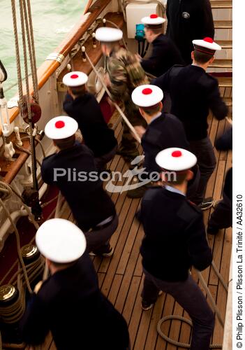 The School of foam aboard the Belem [AT] - © Philip Plisson / Plisson La Trinité / AA32610 - Photo Galleries - Tall ships