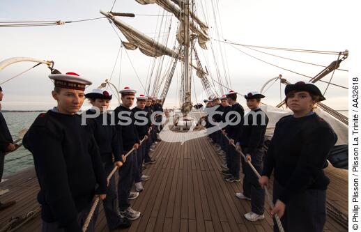 The School of foam aboard the Belem [AT] - © Philip Plisson / Plisson La Trinité / AA32618 - Photo Galleries - Tall ships