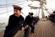 The School of foam aboard the Belem [AT] © Philip Plisson / Plisson La Trinité / AA32619 - Photo Galleries - Tall ships