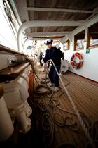 The School of foam aboard the Belem [AT] © Philip Plisson / Plisson La Trinité / AA32641 - Photo Galleries - Tall ships