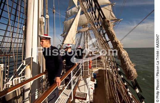 The School of foam aboard the Belem [AT] - © Philip Plisson / Plisson La Trinité / AA32647 - Photo Galleries - Tall ships