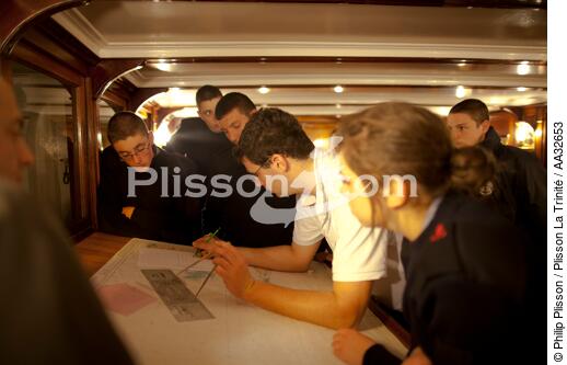 The School of foam aboard the Belem [AT] - © Philip Plisson / Plisson La Trinité / AA32653 - Photo Galleries - Tall ships