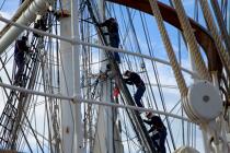 The School of foam aboard the Belem [AT] © Philip Plisson / Plisson La Trinité / AA32655 - Photo Galleries - Tall ships