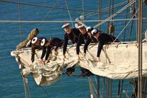 The School of foam aboard the Belem [AT] © Philip Plisson / Plisson La Trinité / AA32659 - Photo Galleries - Tall ships