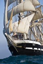 The Belem between Groix and Belle-Ile [AT] © Philip Plisson / Plisson La Trinité / AA32758 - Photo Galleries - Tall ships