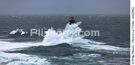 La tempête Joachim sur les côtes bretonnes. - © Philip Plisson / Plisson La Trinité / AA32853 - Nos reportages photos - Mer