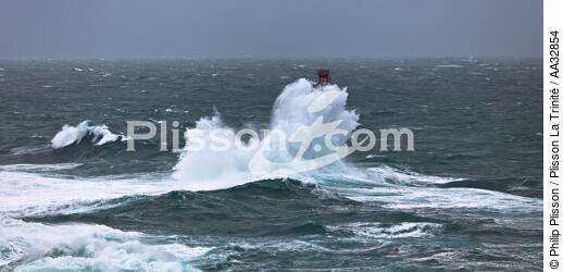The storm Joachim on the Brittany coast. [AT] - © Philip Plisson / Plisson La Trinité / AA32854 - Photo Galleries - Sea