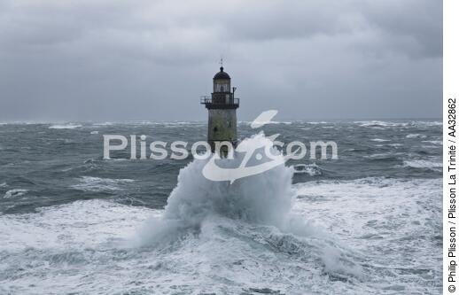 The storm Joachim on the Brittany coast. [AT] - © Philip Plisson / Plisson La Trinité / AA32862 - Photo Galleries - Sea