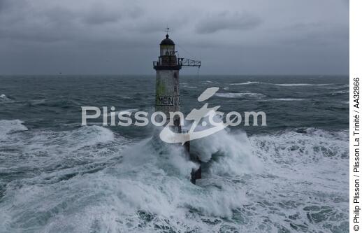 The storm Joachim on the Brittany coast. [AT] - © Philip Plisson / Plisson La Trinité / AA32866 - Photo Galleries - Winters storms on Brittany coasts