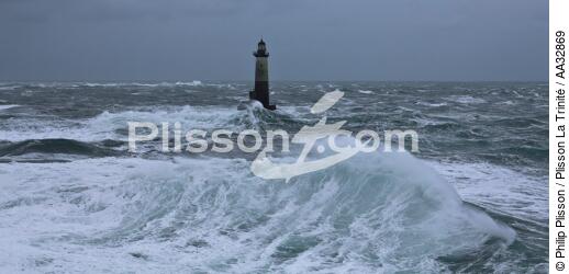 La tempête Joachim sur les côtes bretonnes. - © Philip Plisson / Plisson La Trinité / AA32869 - Nos reportages photos - Phares France