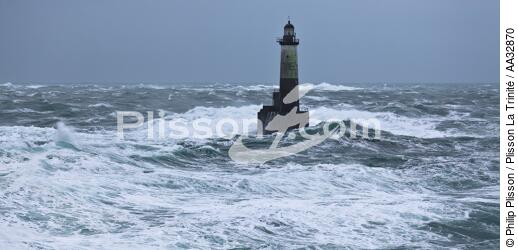 La tempête Joachim sur les côtes bretonnes. - © Philip Plisson / Plisson La Trinité / AA32870 - Nos reportages photos - Phares France
