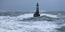 La tempête Joachim sur les côtes bretonnes. © Philip Plisson / Plisson La Trinité / AA32870 - Nos reportages photos - Phares France