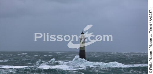 La tempête Joachim sur les côtes bretonnes. - © Philip Plisson / Plisson La Trinité / AA32871 - Nos reportages photos - Mer