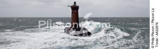 The storm Joachim on the Brittany coast. [AT] - © Philip Plisson / Plisson La Trinité / AA32876 - Photo Galleries - Sea