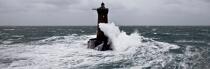 La tempête Joachim sur les côtes bretonnes. © Philip Plisson / Plisson La Trinité / AA32877 - Nos reportages photos - Phare